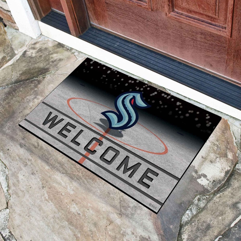 Fanmats Seattle Kraken Rubber Door Mat – 18 x 30