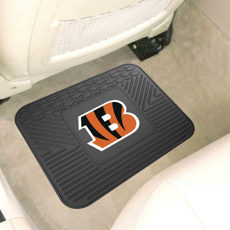 Fanmats Cincinnati Bengals Back Seat Car Utility Mat – 14 x 17