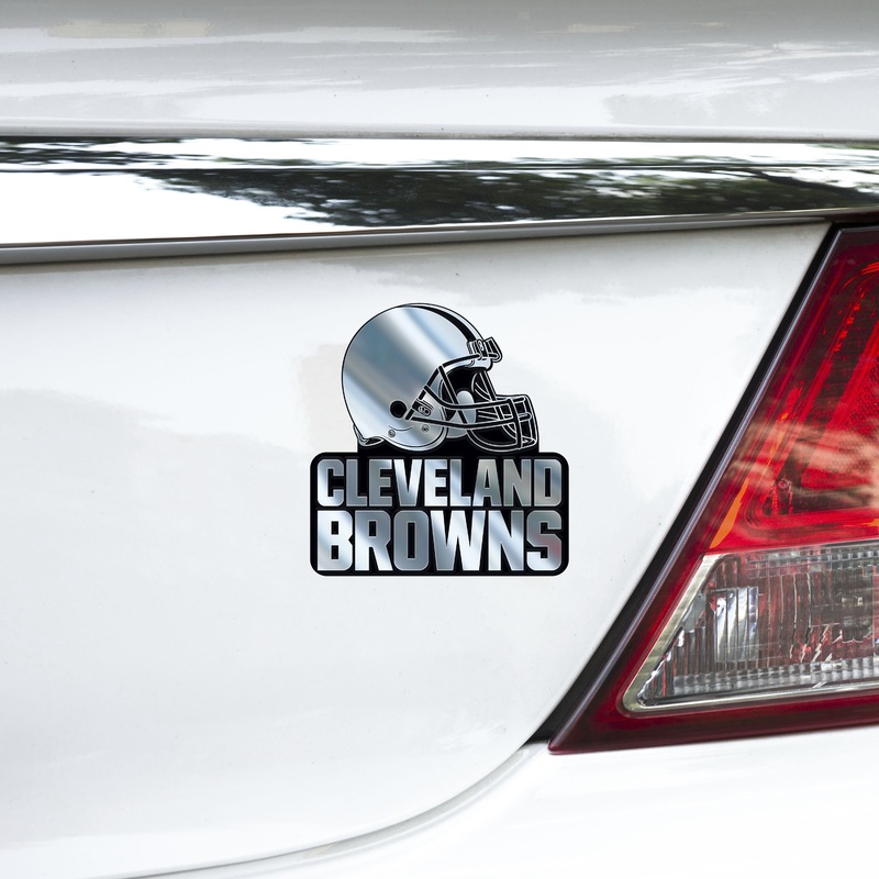 Fanmats Cleveland Browns Molded Chrome Plastic Emblem