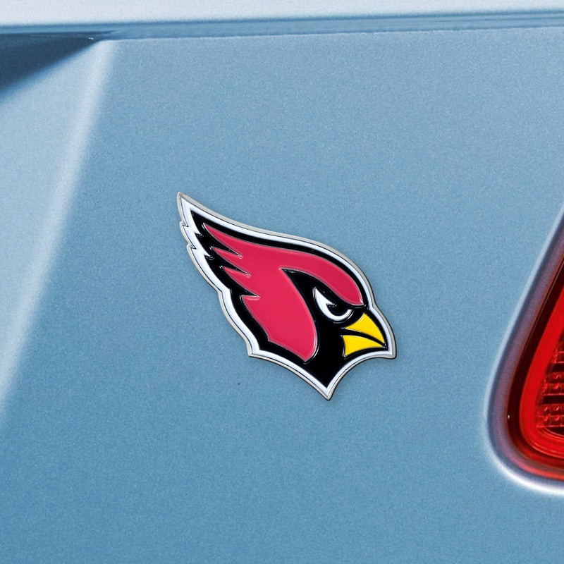 Fanmats Arizona Cardinals 3D Color Metal Emblem