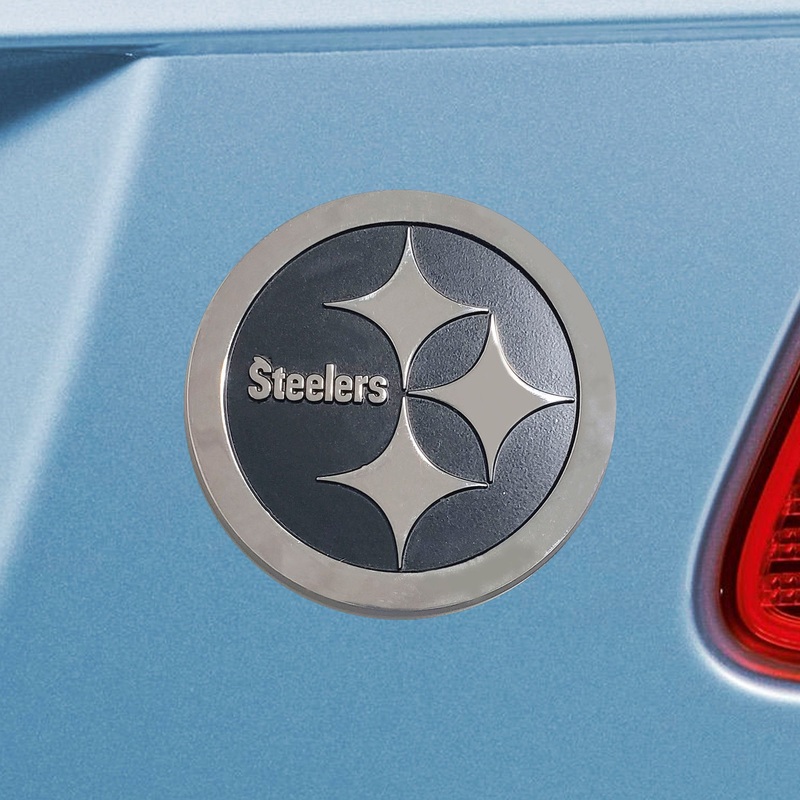 Fanmats Pittsburgh Steelers 3D Chrome Metal Emblem