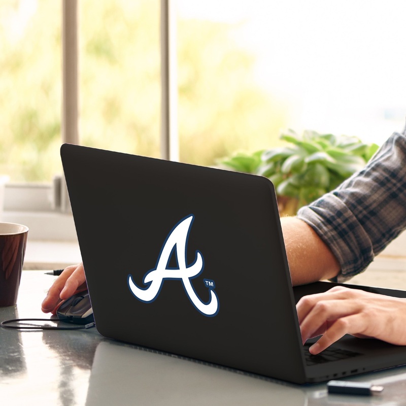 Fanmats Atlanta Braves Matte Decal Sticker