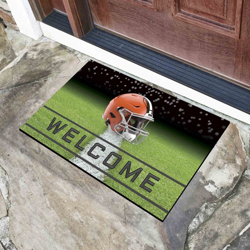 Fanmats Cleveland Browns Rubber Door Mat – 18 x 30