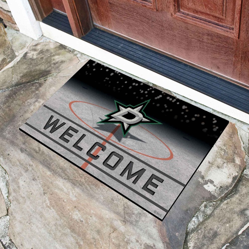 Fanmats Dallas Stars Rubber Door Mat – 18 x 30