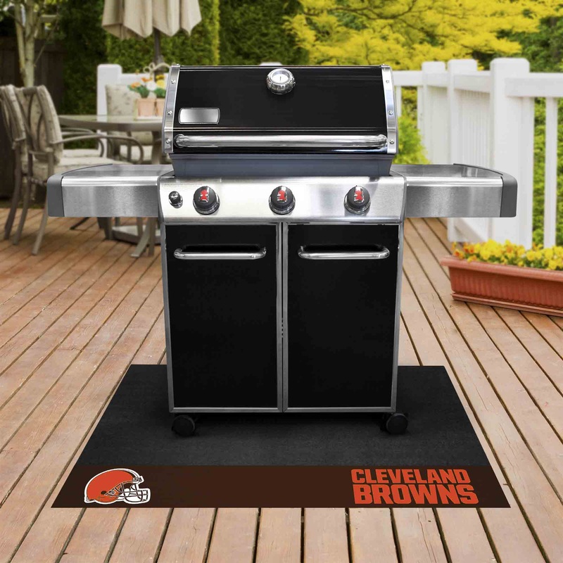 Fanmats Cleveland Browns Vinyl Grill Mat – 26 x 42