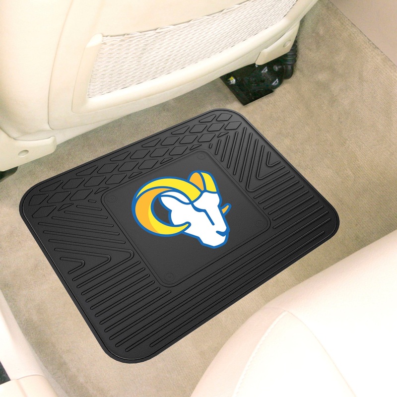 Fanmats Los Angeles Rams Back Seat Car Utility Mat – 14 x 17