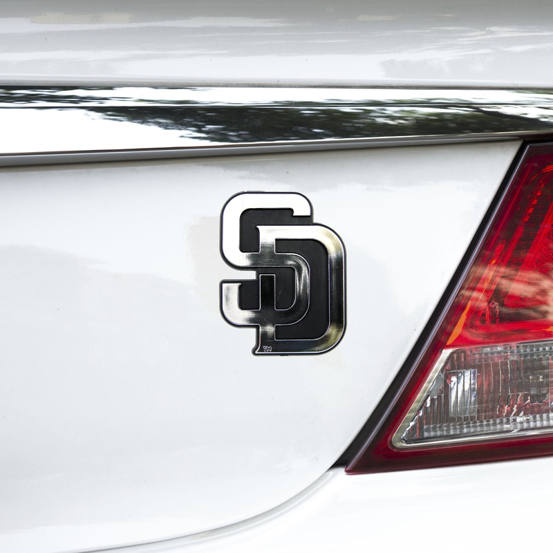 Fanmats San Diego Padres Molded Chrome Plastic Emblem