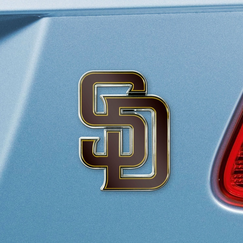 Fanmats San Diego Padres 3D Color Metal Emblem