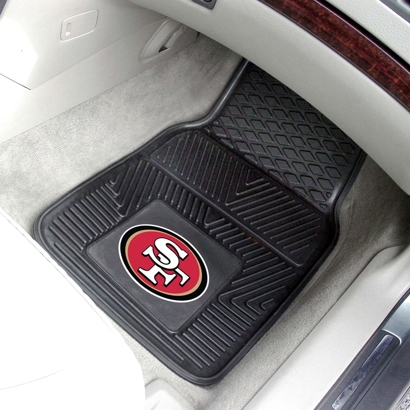 Fanmats San Francisco 49ers Heavy Duty Car Mat Set – 2 Pieces