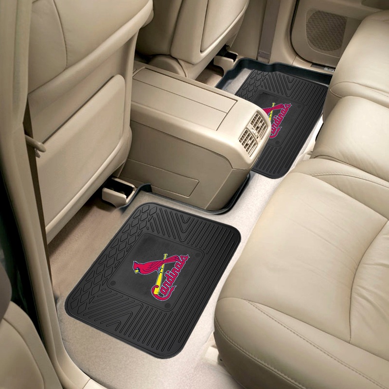 Fanmats St. Louis Cardinals Back Seat Car Utility Mats – 2 Piece Set