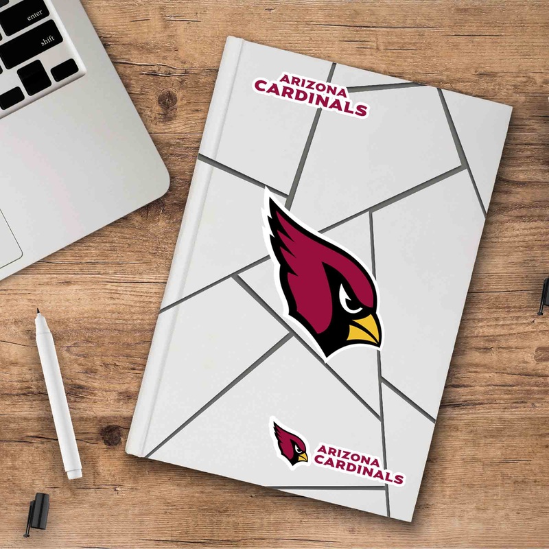 Fanmats Arizona Cardinals 3 Piece Decal Sticker Set