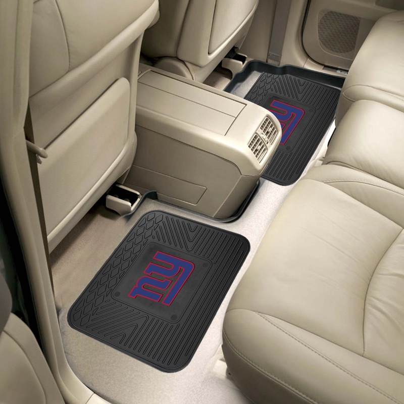 Fanmats New York Giants Back Seat Car Utility Mats – 2 Piece Set