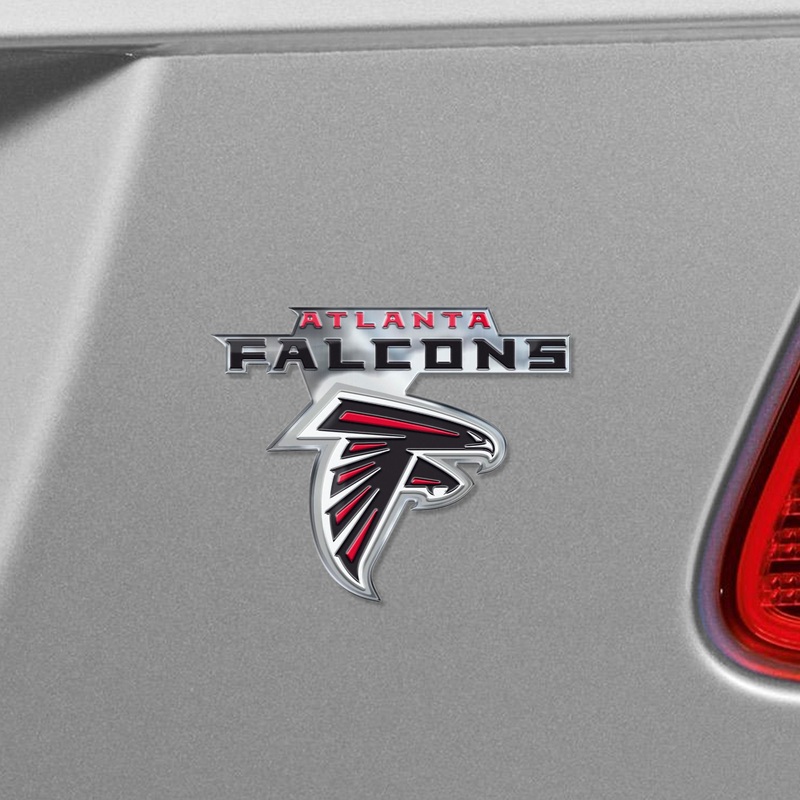 Fanmats Atlanta Falcons Heavy Duty Aluminum Embossed Color Emblem – Alternate