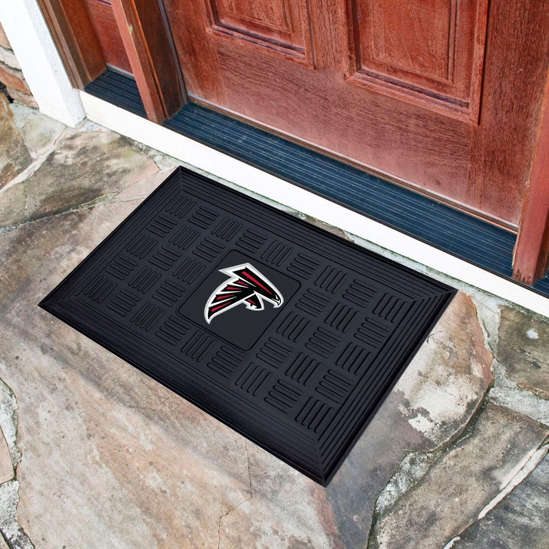 Fanmats Atlanta Falcons Heavy Duty Vinyl Medallion Door Mat – 19.5 x 31