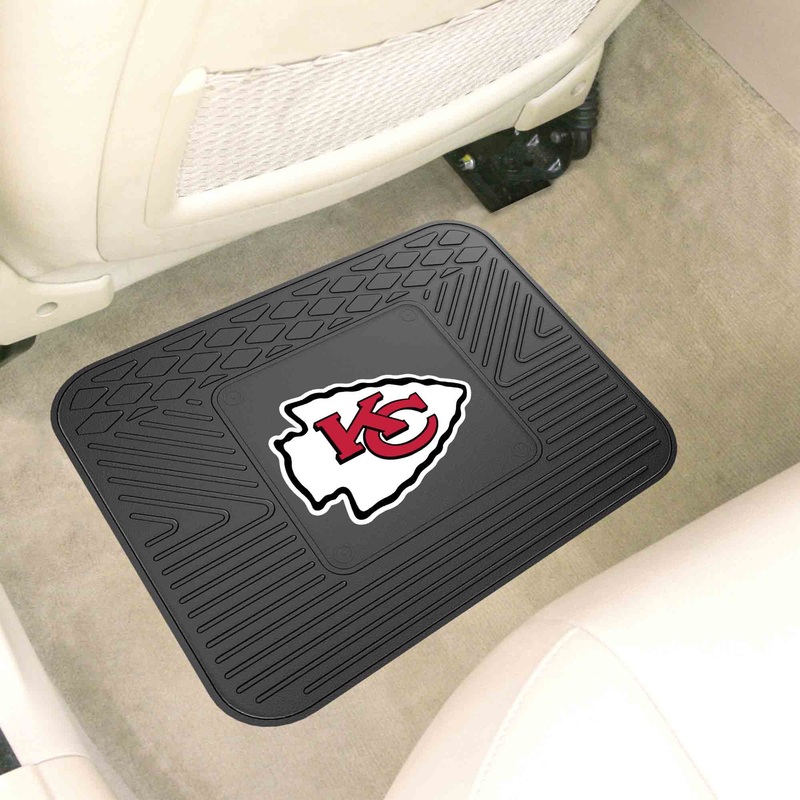 Fanmats Kansas City Chiefs Back Seat Car Utility Mat – 14 x 17