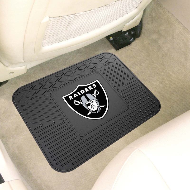Fanmats Las Vegas Raiders Back Seat Car Utility Mat – 14 x 17