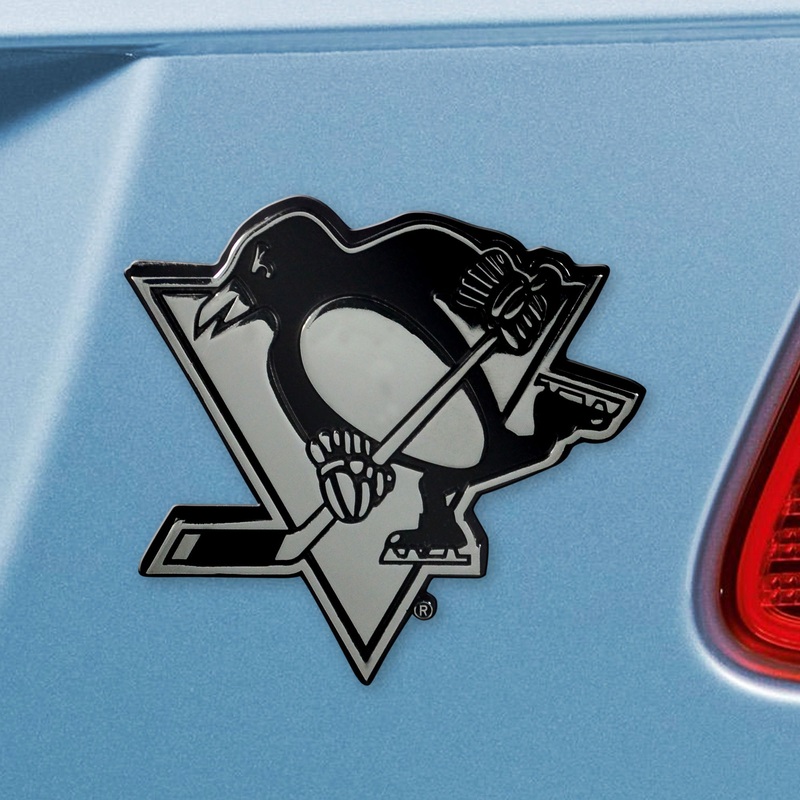 Fanmats Pittsburgh Penguins 3D Chrome Metal Emblem