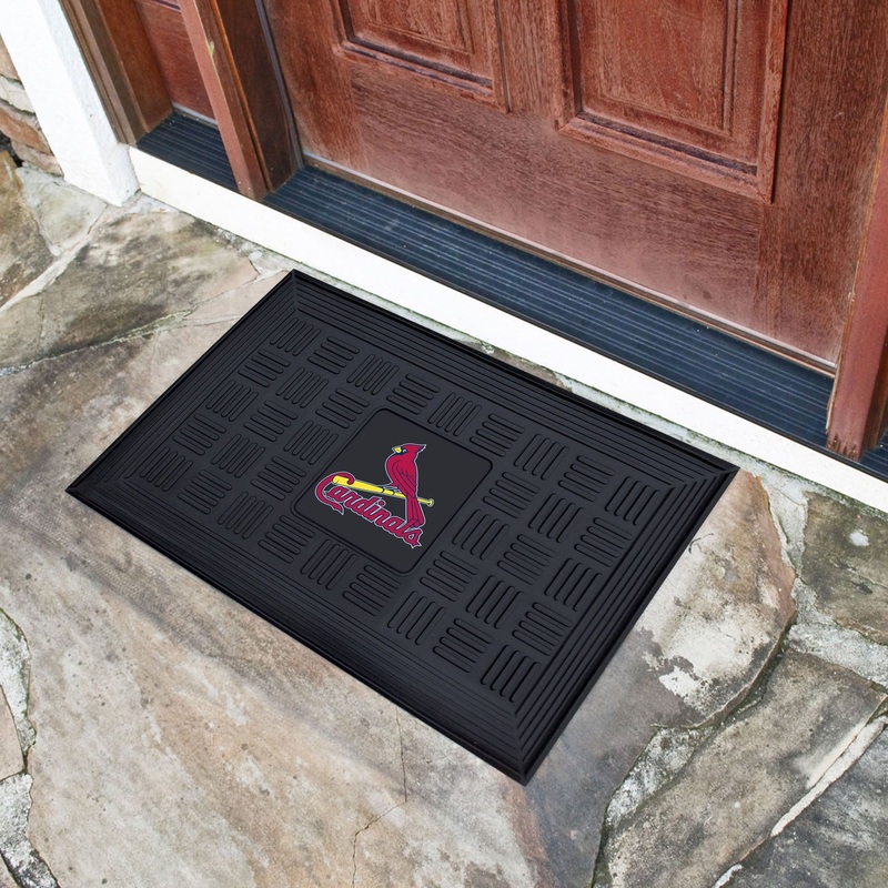 Fanmats St. Louis Cardinals Heavy Duty Vinyl Medallion Door Mat – 19.5 x 31