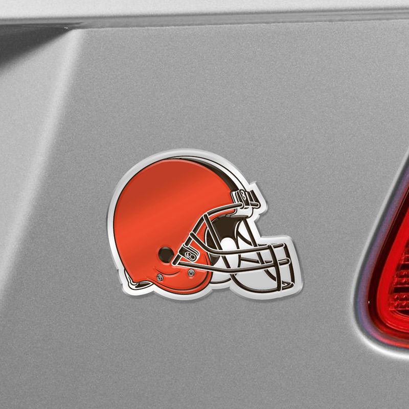 Fanmats Cleveland Browns Heavy Duty Aluminum Embossed Color Emblem