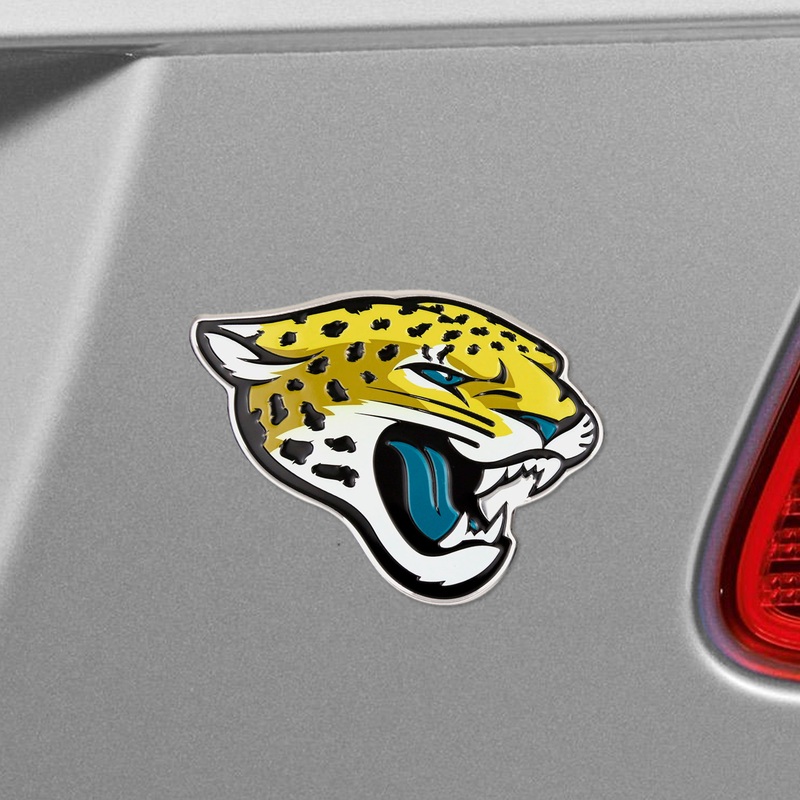 Fanmats Jacksonville Jaguars Heavy Duty Aluminum Embossed Color Emblem