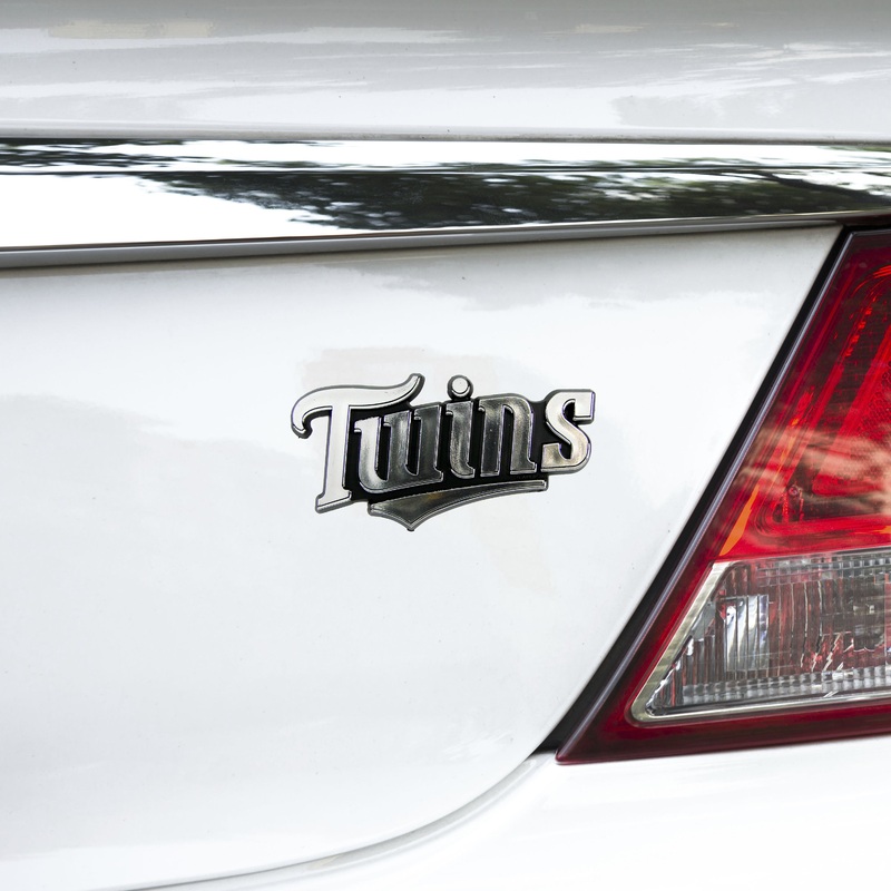 Fanmats Minnesota Twins Molded Chrome Plastic Emblem
