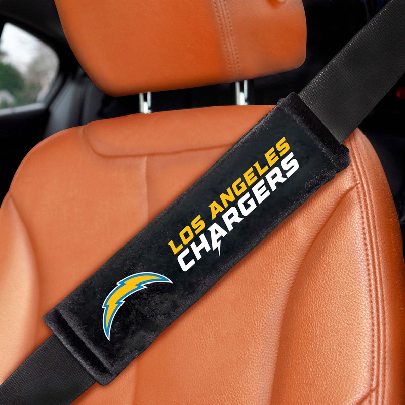 Fanmats Los Angeles Chargers Embroidered Seatbelt Pad – 2 Pieces