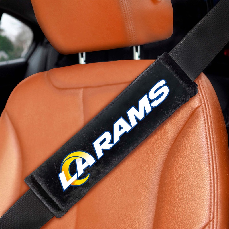 Fanmats Los Angeles Rams Embroidered Seatbelt Pad – 2 Pieces