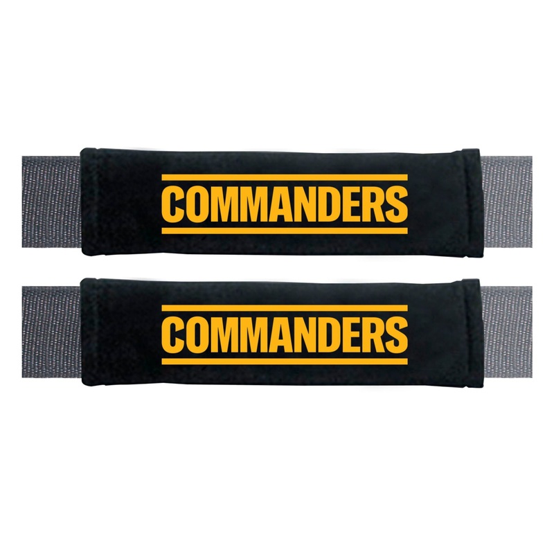 Fanmats Washington Commanders Embroidered Seatbelt Pad – 2 Pieces