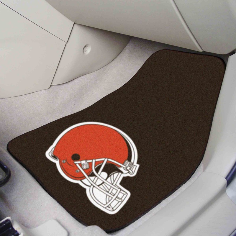 Fanmats Cleveland Browns Front Carpet Car Mat Set – 2 Pieces