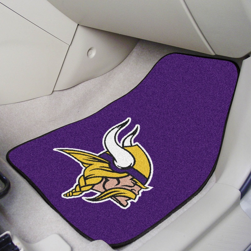 Fanmats Minnesota Vikings Front Carpet Car Mat Set – 2 Pieces