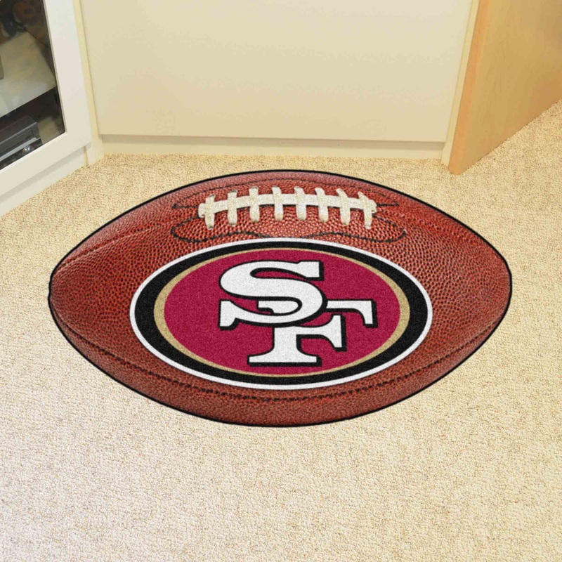 Fanmats San Francisco 49ers Football Rug – 20.5 x 32.5