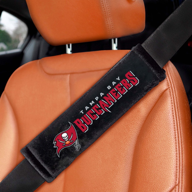 Fanmats Tampa Bay Buccaneers Embroidered Seatbelt Pad – 2 Pieces