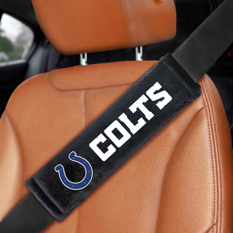 Fanmats Indianapolis Colts Embroidered Seatbelt Pad – 2 Pieces