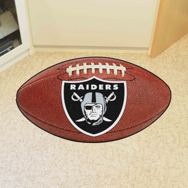 Fanmats Las Vegas Raiders Football Rug – 20.5 x 32.5