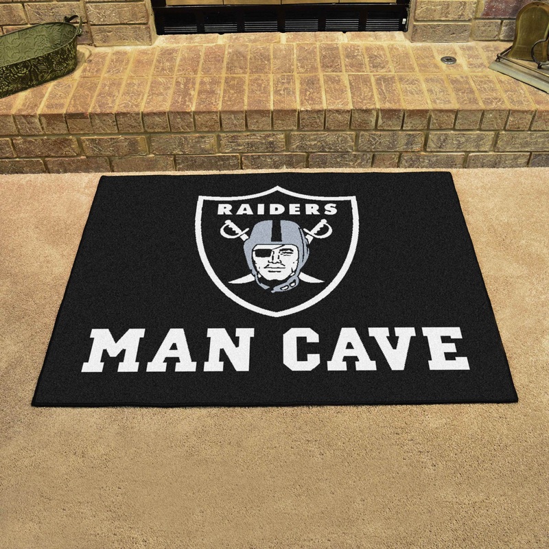 Fanmats Las Vegas Raiders Man Cave All-Star Rug – 34 x 42.5