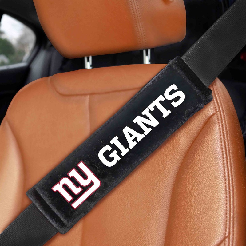 Fanmats New York Giants Embroidered Seatbelt Pad – 2 Pieces