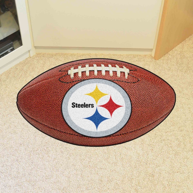 Fanmats Pittsburgh Steelers Football Rug – 20.5 x 32.5