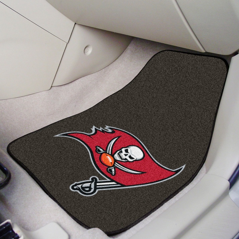 Fanmats Tampa Bay Buccaneers Front Carpet Car Mat Set – 2 Pieces