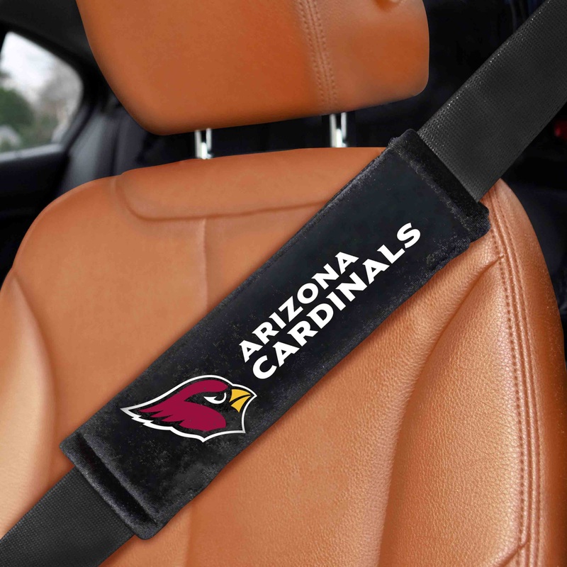 Fanmats Arizona Cardinals Embroidered Seatbelt Pad – 2 Pieces