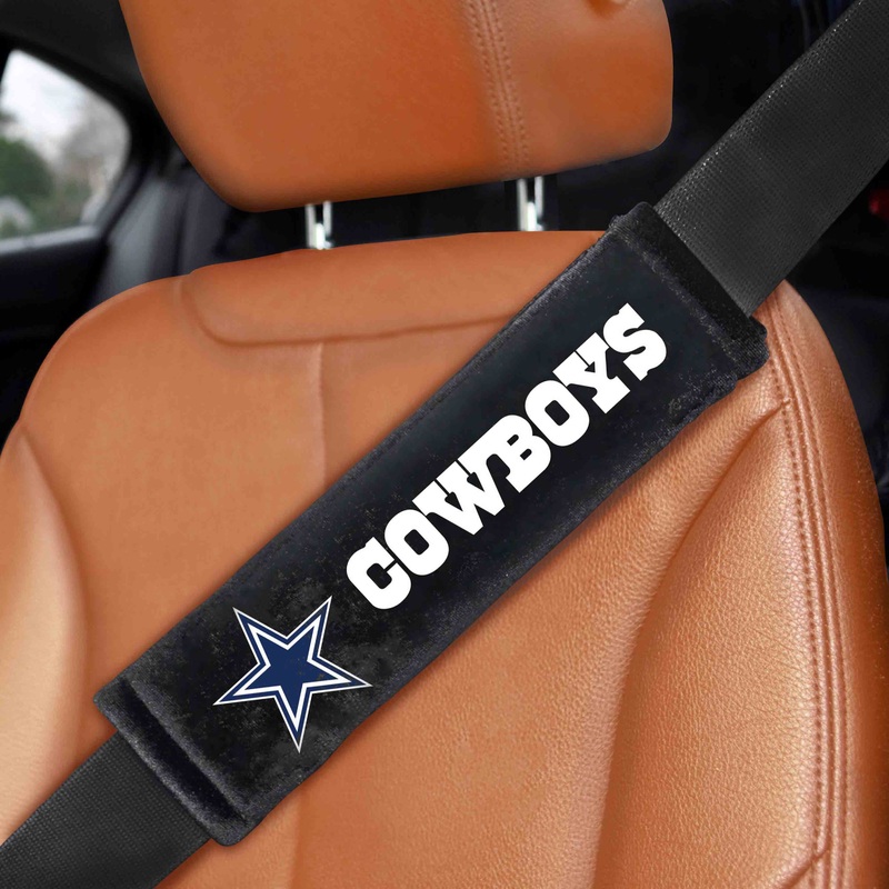 Fanmats Dallas Cowboys Embroidered Seatbelt Pad – 2 Pieces
