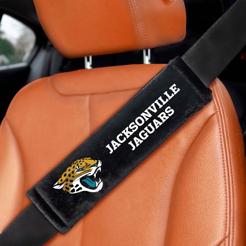 Fanmats Jacksonville Jaguars Embroidered Seatbelt Pad – 2 Pieces