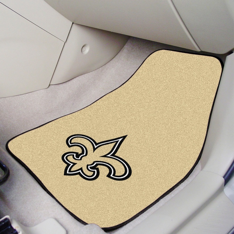 Fanmats New Orleans Saints Front Carpet Car Mat Set – 2 Pieces