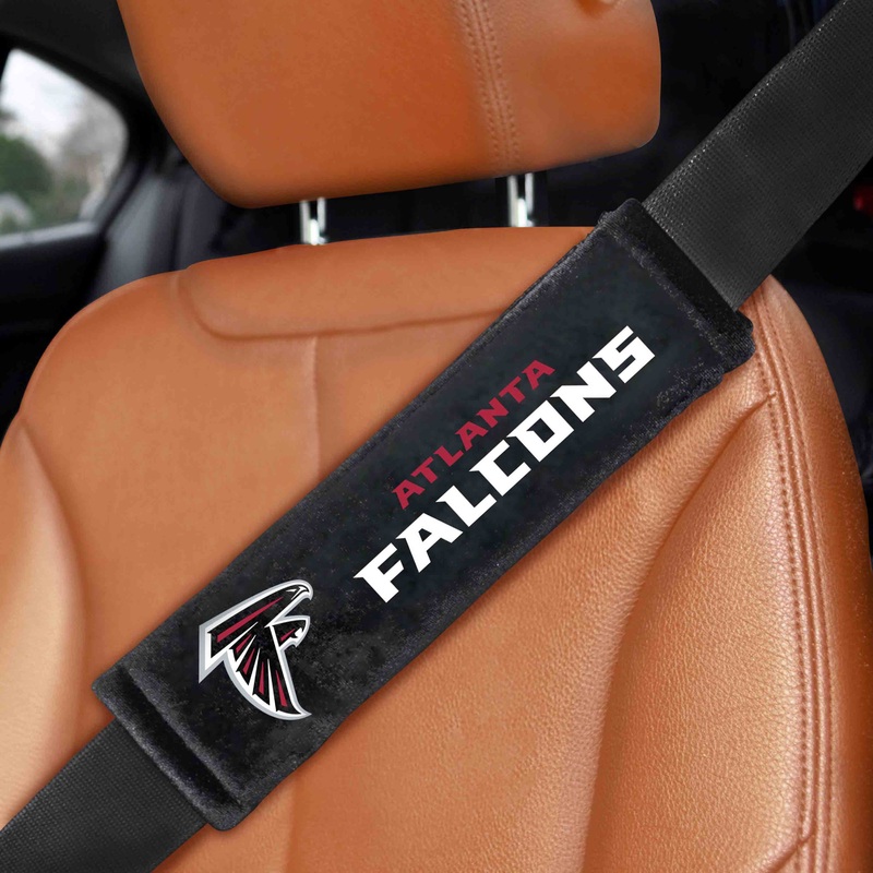 Fanmats Atlanta Falcons Embroidered Seatbelt Pad – 2 Pieces