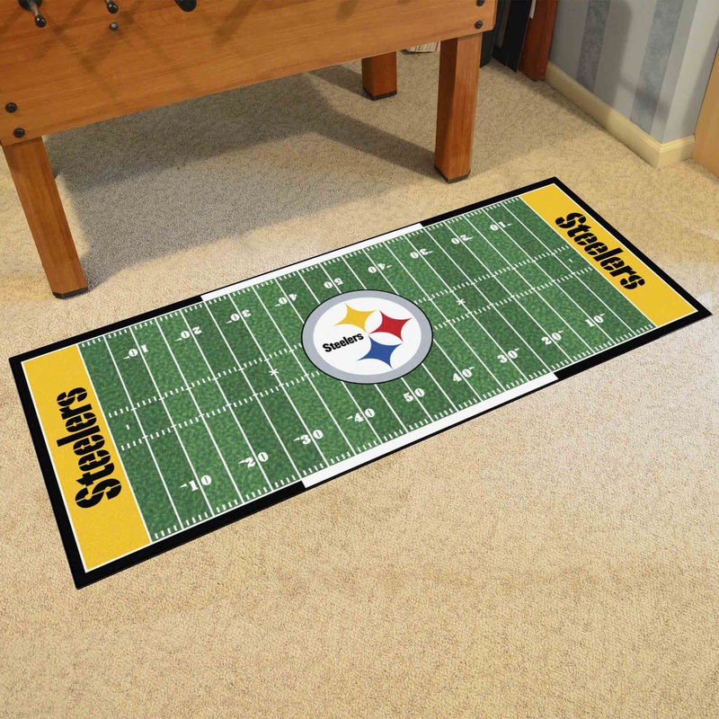 Fanmats Pittsburgh Steelers Field Runner Mat – 30 x 72