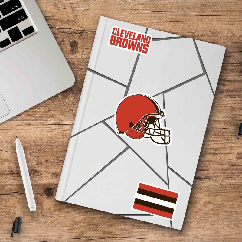 Fanmats Cleveland Browns 3 Piece Decal Sticker Set