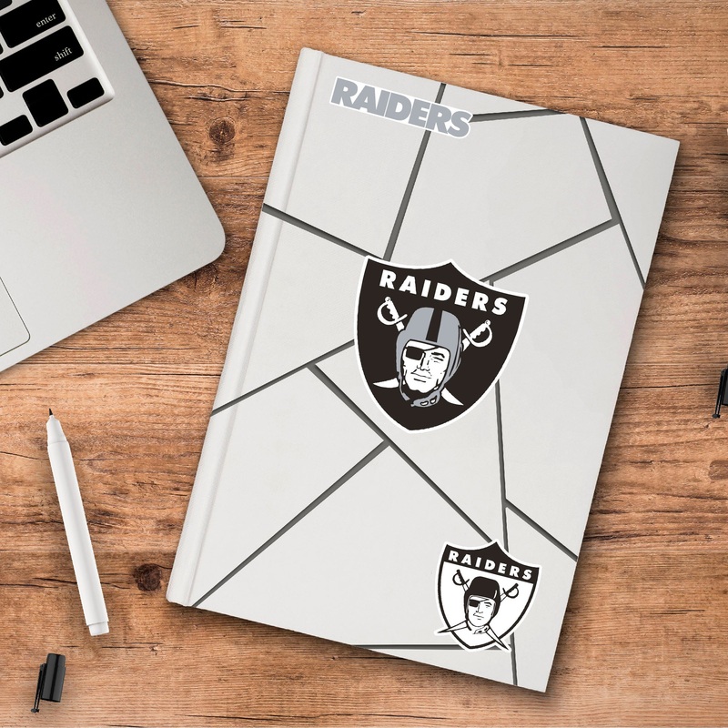 Fanmats Las Vegas Raiders 3 Piece Decal Sticker Set