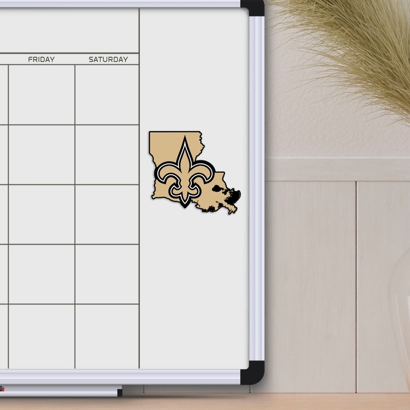 Fanmats New Orleans Saints Team State Shape Decal Sticker
