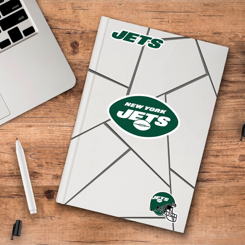 Fanmats New York Jets 3 Piece Decal Sticker Set