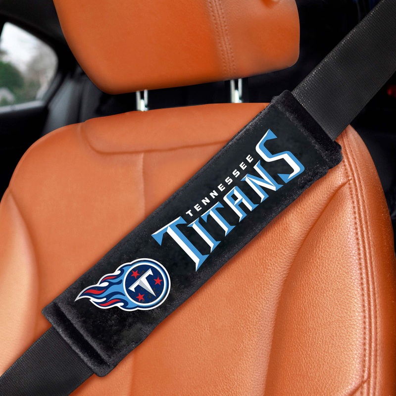 Fanmats Tennessee Titans Embroidered Seatbelt Pad – 2 Pieces
