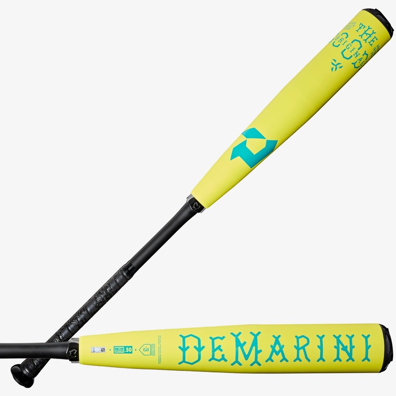 2025 Demarini Shock Factor The Goods -3 BBCOR Baseball Bat (Neon Yellow)